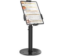 AboveTEK Supporto Antifurto per iPad - Supporto Regolabile in Altezza per Tablet da 7,9" a 11", Girevole a 360° per Kiosk POS