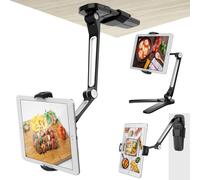 AboveTEK Supporto da parete per iPad 3 in 1 Highflex 360 Supporto per iPad sottopensile per cucina Supporto per tablet da soffitto Supporto sotto