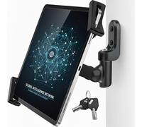 AboveTEK Supporto da parete per tablet antifurto universale di sicurezza POS, supporto diagonale per iPad da 7 a 13 pollici, nero