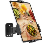 AboveTEK Supporto da parete per tablet, rotazione a 360°, con sistema di blocco antifurto, per iPad Pro/Air/Mini, Galaxy Tab, tutti i tablet da 7,9"-11", supporto da parete per tablet per casa e