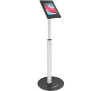 AboveTEK Supporto da Pavimento Antifurto per iPad, Piedistallo per Tablet POS ad alta Sicurezza, Custodia di Sicurezza Regolabile in Altezza con Serratura e Meccanismo a Chiave per iPad Air Pro