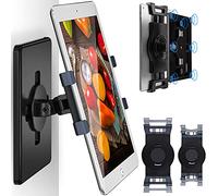 AboveTEK Supporto Magnetico Universale da Parete per iPad, Pinza Rotante 360° per Tablet 6-13 pollici, Forte Attacco a Superfici Metalliche su Armadio Lavagna Frigorifero Cucina Auto