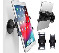 AboveTEK Supporto Parete per iPad, Girevole a 360°, con Due Staffe per Tablet da 6 a 13 Pollici, Supporto Tablet Muro per Angoli di Visione Flessibili in Cucina, Casa, Negozio Al Dettaglio (Nero)