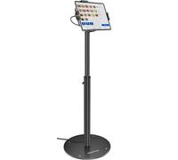AboveTEK Supporto Tablet da Terra - Supporto POS iPad Regolabile Altezza, Supporto Girevole 360° Bloccabile per iPad 7,9"-11" - Supporto Antifurto Negozi