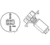 ABR 57 000P MAHLE Resistenza, Ventilatore abitacolo per CITROËN