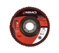 Abracs ABFC125B120 - Disco pieghevole in ceramica, 125 mm x 22 mm x 120 g, 100 pezzi