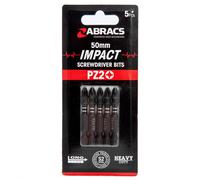 Abracs PZ2 Impact Screwdriver Bits 50Mm Pack Of 5 IPZ25005