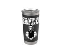 Abraham Lincoln Bare Arms Hai il diritto di nudo Bicchiere termico in acciaio inox doppia parete