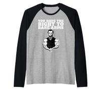 Abraham Lincoln Bare Arms Hai Il Diritto di Nudo Maglia con Maniche Raglan