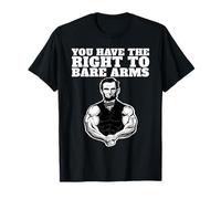 Abraham Lincoln Bare Arms Hai Il Diritto di Nudo Maglietta