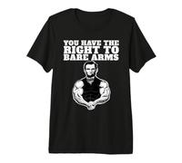 Abraham Lincoln Bare Arms Hai Il Diritto di Nudo Maglietta Premium