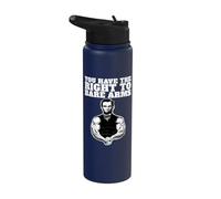 Abraham Lincoln Bare Arms Hai il diritto di nudo Stainless Steel Insulated Water Bottle