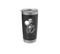Abraham Lincoln che soffia sapone bolla divertente storia Bicchiere termico in acciaio inox doppia parete
