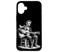 Abraham Lincoln - Chitarra acustica divertente Custodia per iPhone 16 Plus
