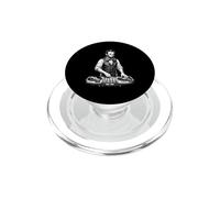 Abraham Lincoln Djing Giradischi Vinile Divertente PopSockets PopGrip per MagSafe