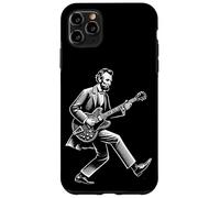 Abraham Lincoln Duck Walk Suonare Chitarra Elettrica Divertente Custodia per iPhone 11 Pro Max