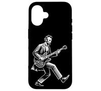 Abraham Lincoln Duck Walk Suonare Chitarra Elettrica Divertente Custodia per iPhone 16