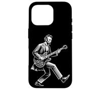 Abraham Lincoln Duck Walk Suonare Chitarra Elettrica Divertente Custodia per iPhone 16 Pro