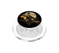 Abraham Lincoln Jack O Lantern Pumpkin Full Moon - Scopa PopSockets PopGrip per MagSafe