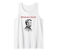 Abraham Lincoln (Statement & Illustrazione Grafica) Canotta