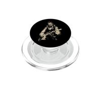 Abraham Lincoln Vampire Suonare Chitarra Alt Goth Music Band PopSockets PopGrip per MagSafe