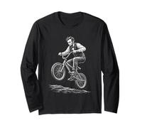 Abraham Lincoln Wheelie sulla Storia Divertente della Bicicletta Maglia a Manica