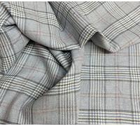 Abraham Moon Abito da Uomo Lana Cotone Blu Pallido Oliva Bianco Rosso Quadri Ref