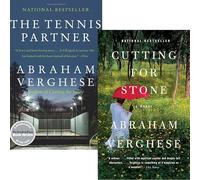 Abraham Verghese 2 Books Collection Set (The Tennis Partner, Cutting for Stone)