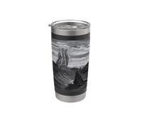 Abramo, Dio e due angeli di Gustave Dore (1852) Bicchiere termico in acciaio inox doppia parete