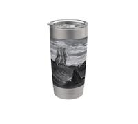 Abramo, Dio e due angeli di Gustave Dore (1852) Bicchiere termico in acciaio inox doppia parete