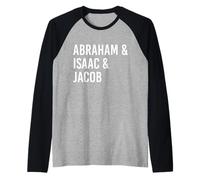 Abramo Isacco Giacobbe Maglia con Maniche Raglan