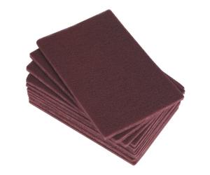 Abrasiva Traguardo Pad 150 x 230mm Medio Confezione Di 10 - Sealey HP1523M Nuovo