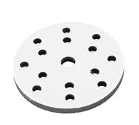 Abrasive Sponge Pads Soft Foam Buffing Pads 150 Mm Diameter Magic Adhesive Backing 4 Pack For Polisher And Grinder 6 Inches 15 Holes