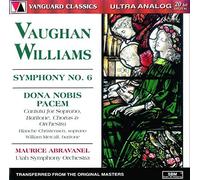 Abravanel Vaughan Williams Symphony No.6 Dona Nobis Pacem (CD)