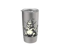 Abraxas Fabbro con le zampe del serpente Bicchiere termico in acciaio inox doppia parete
