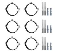 Abrazadera ajustable para tubos Gancio di supporto ad anello diviso for morsetto for tubi da 6 pezzi con vite ed espansione