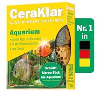 abrazo CeraKlar - Detergente per vetri dell'acquario, rimuove alghe senza graffi, ideale per acquari e terrari d'acqua dolce (2 pezzi)
