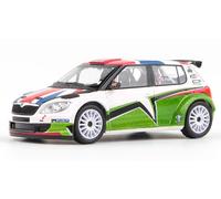 ABREX 1/43 SKODA FABIA II FL S2000 2010 UK MIKKELSEN 2011 MODELLINO STATICO