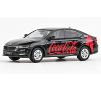 ABREX 1/43 SKODA OCTAVIA IV 2020 COCA COLA NERO ROSSO MODELLINO STATICO DIECAST