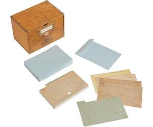 Abrexin Card Catalog: 30 Notecards from The Library of Congress