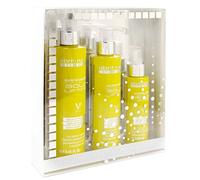 abril et nature - Set di Cura Capillare Gold Lifting - Definizione dei Ricci, Anti-Crespo e Rigenerante - Pack Shampoo, Maschera e Siero per Capelli Ricci o Ondulati - 550 ml
