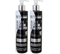 abril et nature - Shampoo Antigiallo Professionale Black Carbon - Tonalizzante Capelli Biondi Freddo - Per Capelli Grigi, Biondi e Decolorati - Carbone Attivo Esfoliante - 250 ml (Confezione da 2)