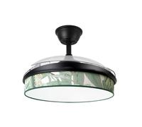ABRILA Ventilador Dc Moda 72w Negro/hoja Verde, componente ventola per moto
