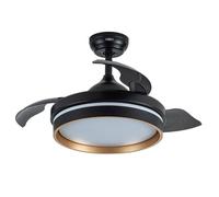 ABRILA Ventilador Dc Nalon 48w Negro/oro, componente ventola per moto