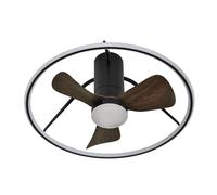 ABRILA Ventilatore da soffitto Ventilador Dc Oporto 46w Neg/marr 3asp.66d