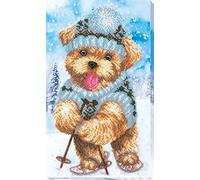 Abris Art AB-559 - Set da ricamo, in cotone, multicolore, 34 x 19 cm