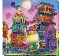 Abris Art AB-589 - Set da ricamo, in cotone, multicolore, 30 x 19 cm