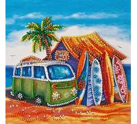 Abris Art AM-197 - Set da ricamo, in cotone, multicolore, 15 x 16 cm