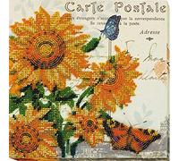 Abris Art AMB-001 - Set da ricamo, in cotone, multicolore, 20 x 21 cm