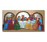 Abris Art Kit da Ricamo per Punto Perlato, Cotone, Multicolore, 20x19cm